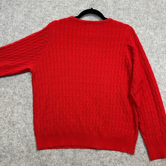 99 Jane Street Woman's Cable Knit Pullover Sweater Red Size XL - Picture 7 of 7